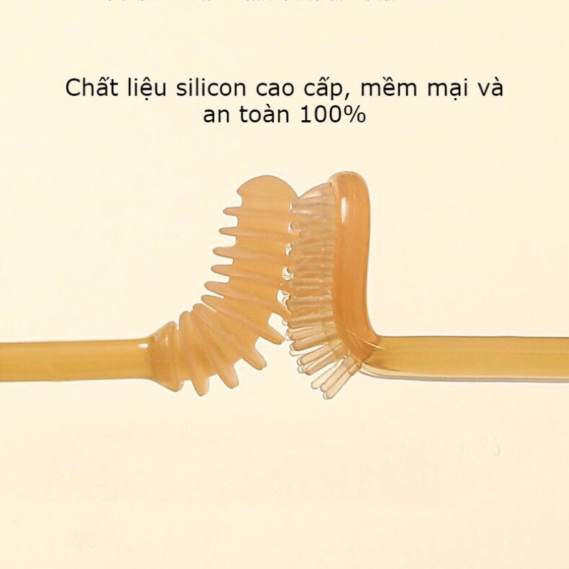 Set Rơ Lưỡi Cho Bé -  Bàn Chải Đánh Răng Cho Bé 0-18 Tháng