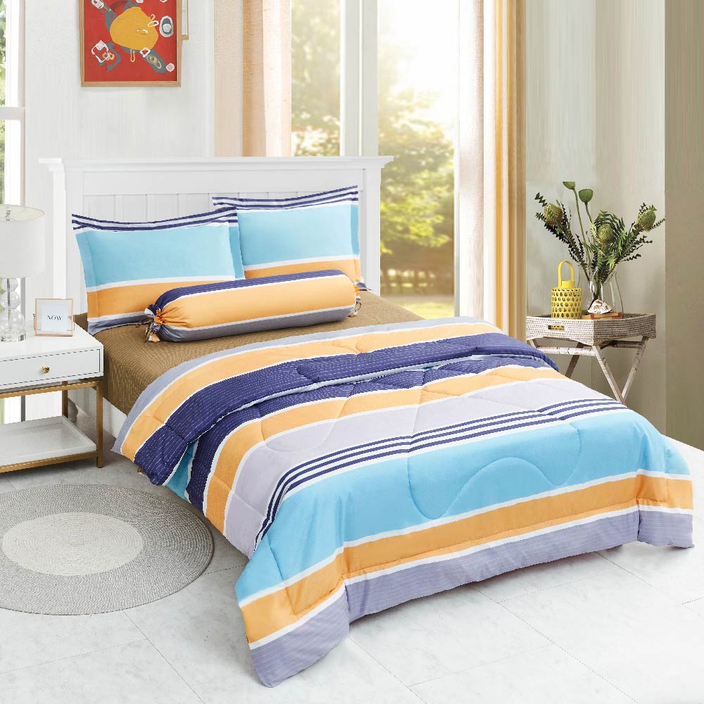 Bộ ga giường, áo gối Stefani - ST200027 (Không kèm mền)