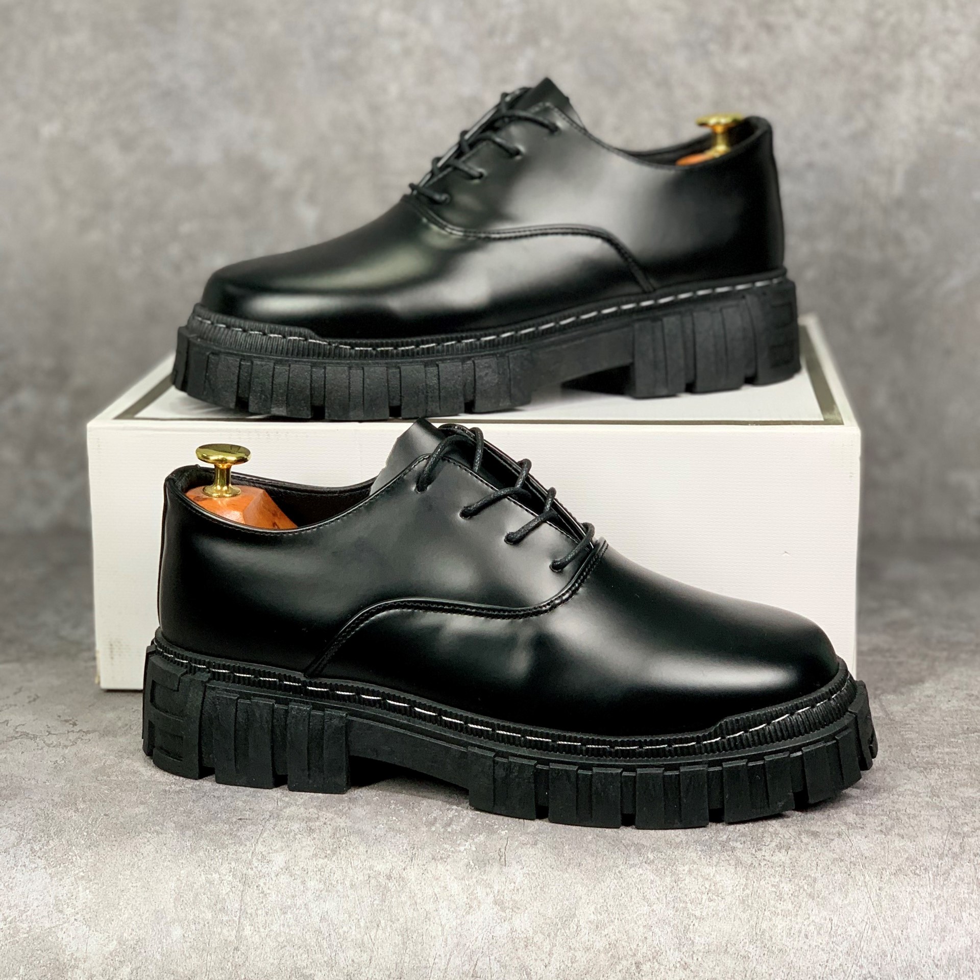 Giày Bốt dr martens JAM thấp cổ tăng chiều cao 6 cm MD01