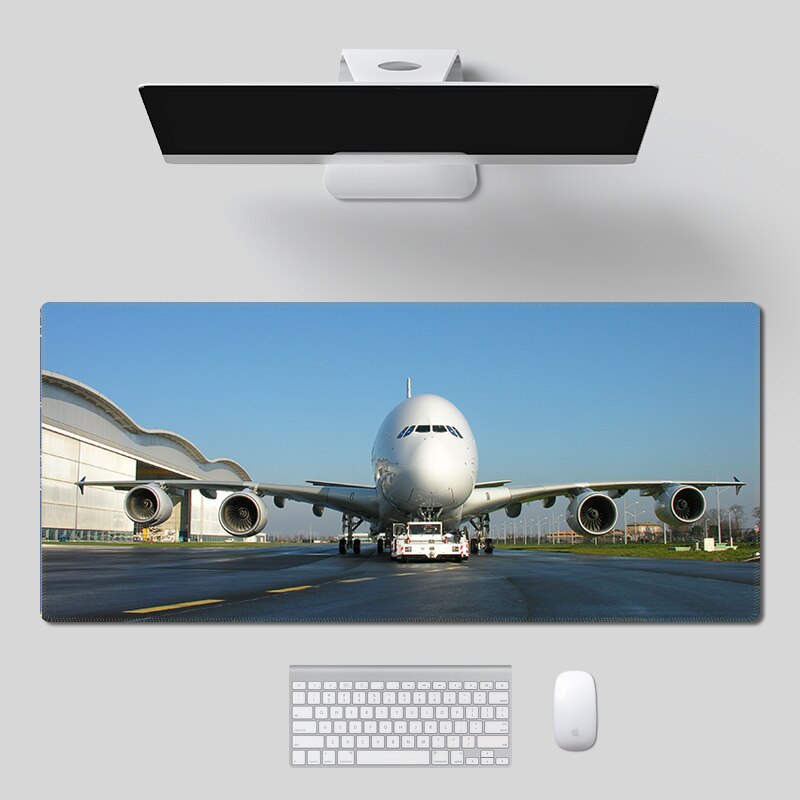 Plane Aircraft Flight Clouds Laptop Keyboard Desk Mat Office Computer Mouse Pad Laptop Mouse Pad Game Mouse Mat