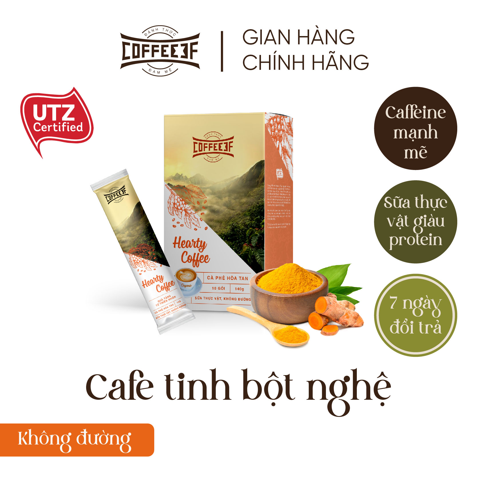 Combo 5 vị cà phê và cacao hoà tan (5 hộp x 10 gói/hộp) - Coffee 3F