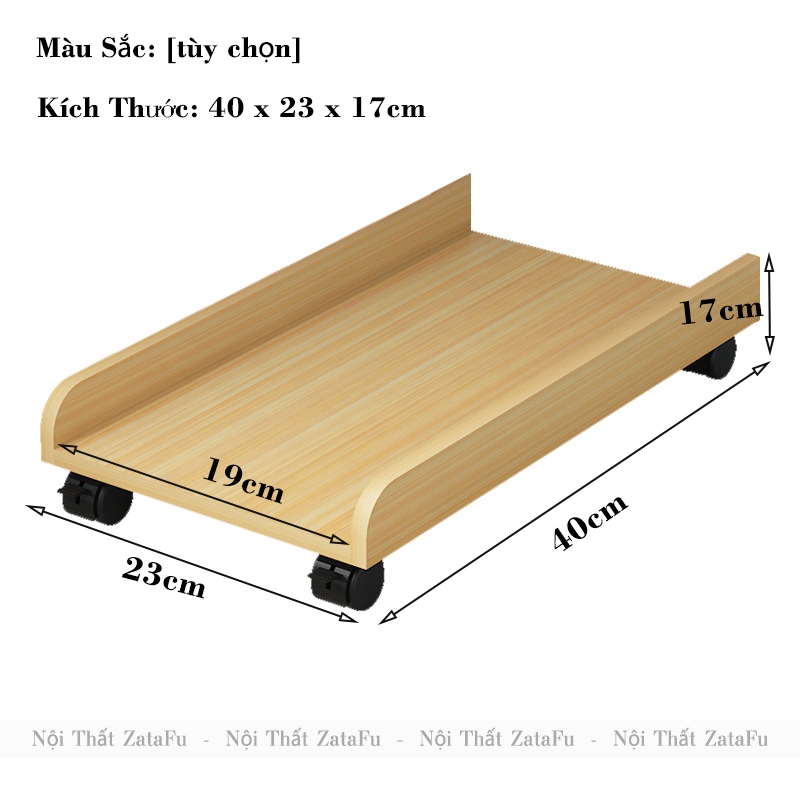 Kệ Kê Thùng Máy Tính CPU để bàn Có Bánh Xe Di Chuyển Gắn Khóa Và Ngăn ...