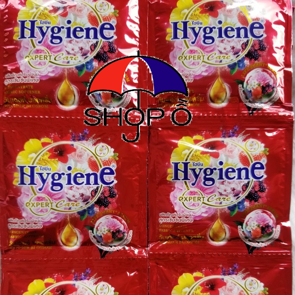 Combo 5 dây ( 60 gói) Nước xả vải đậm đặc Hygiene Thái Lan