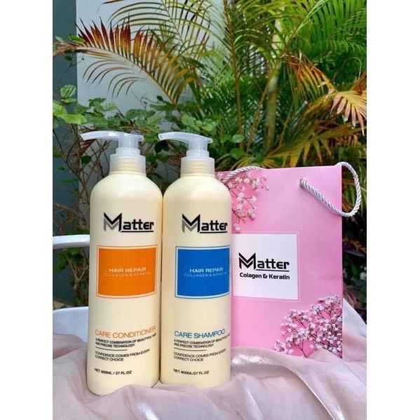 Cặp Dầu Gôi Siêu Phục Hồi Tóc, Kích Thích Mọc Tóc MATTER Cao Cấp 800ML