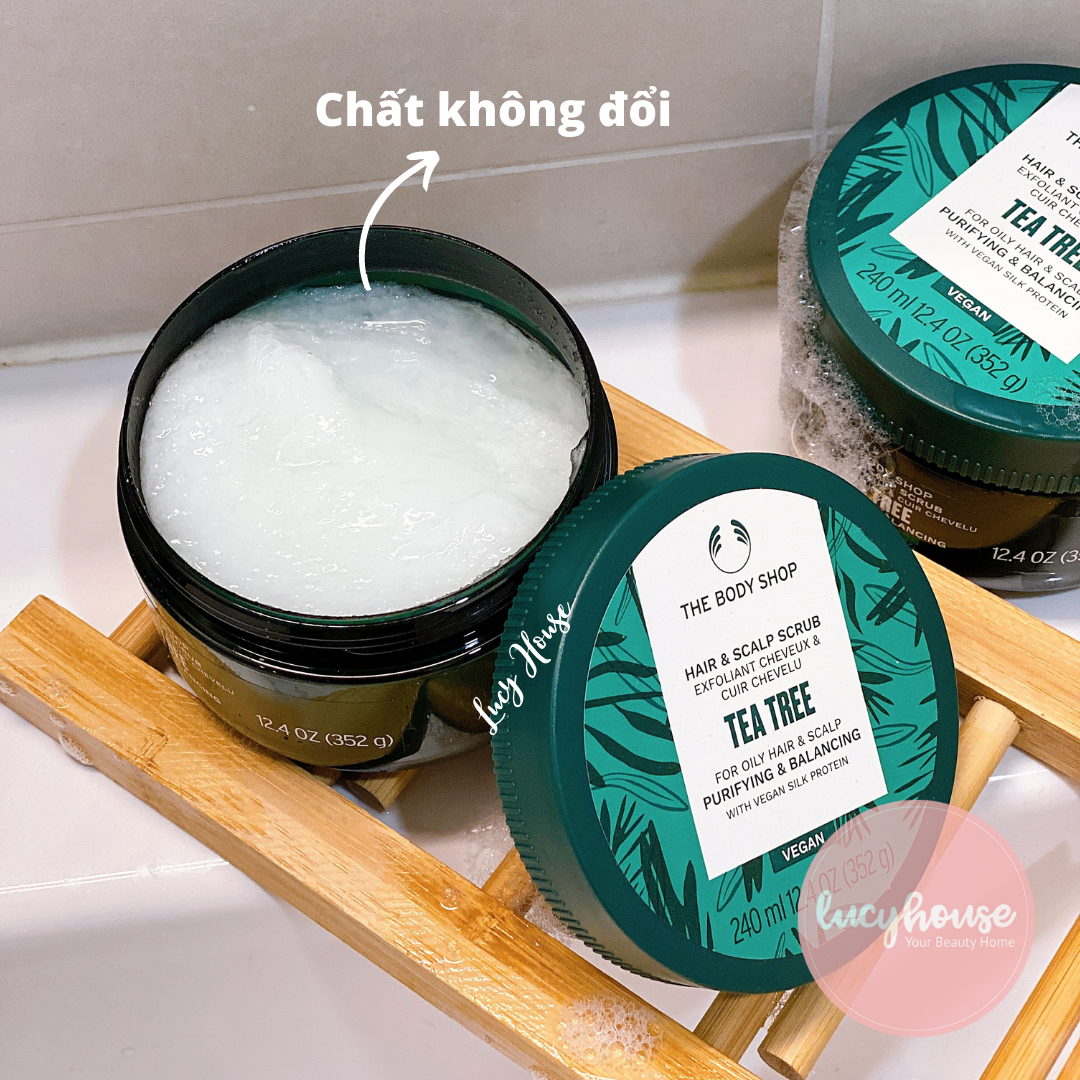 Tẩy da chết da đầu tea tree The Body Shop
