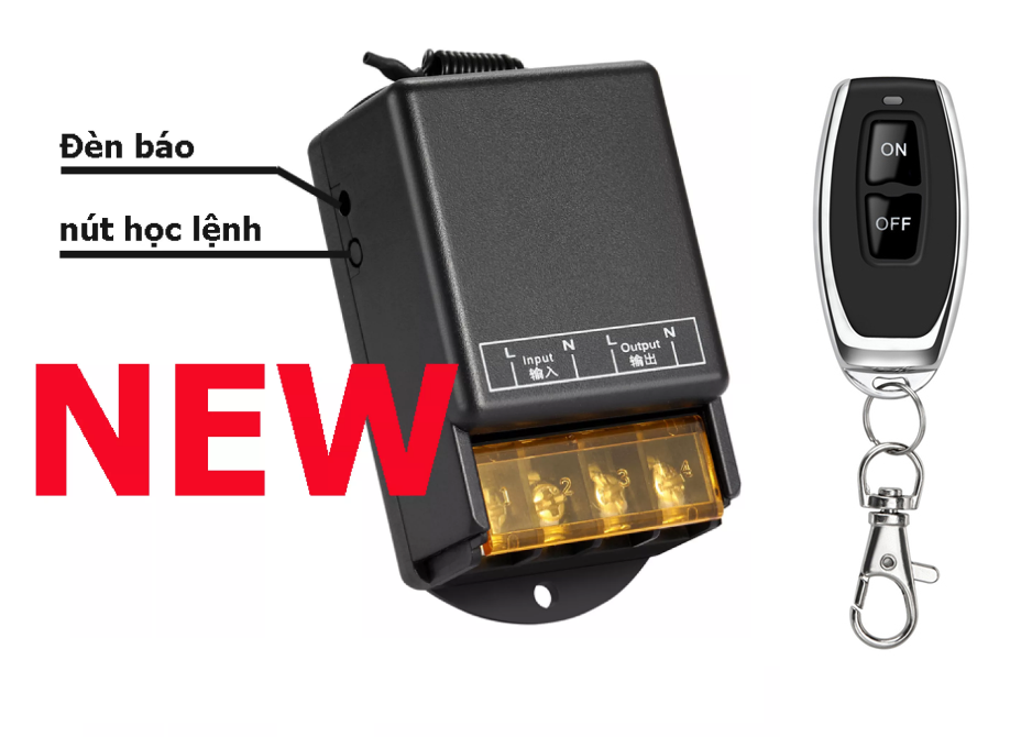 Công tắc điều khiển từ xa 3000W+1 remote