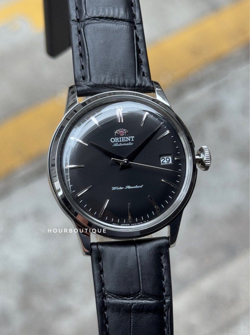 Brand New Orient Bambino 38mm Black Dial , Automatic Watch RA