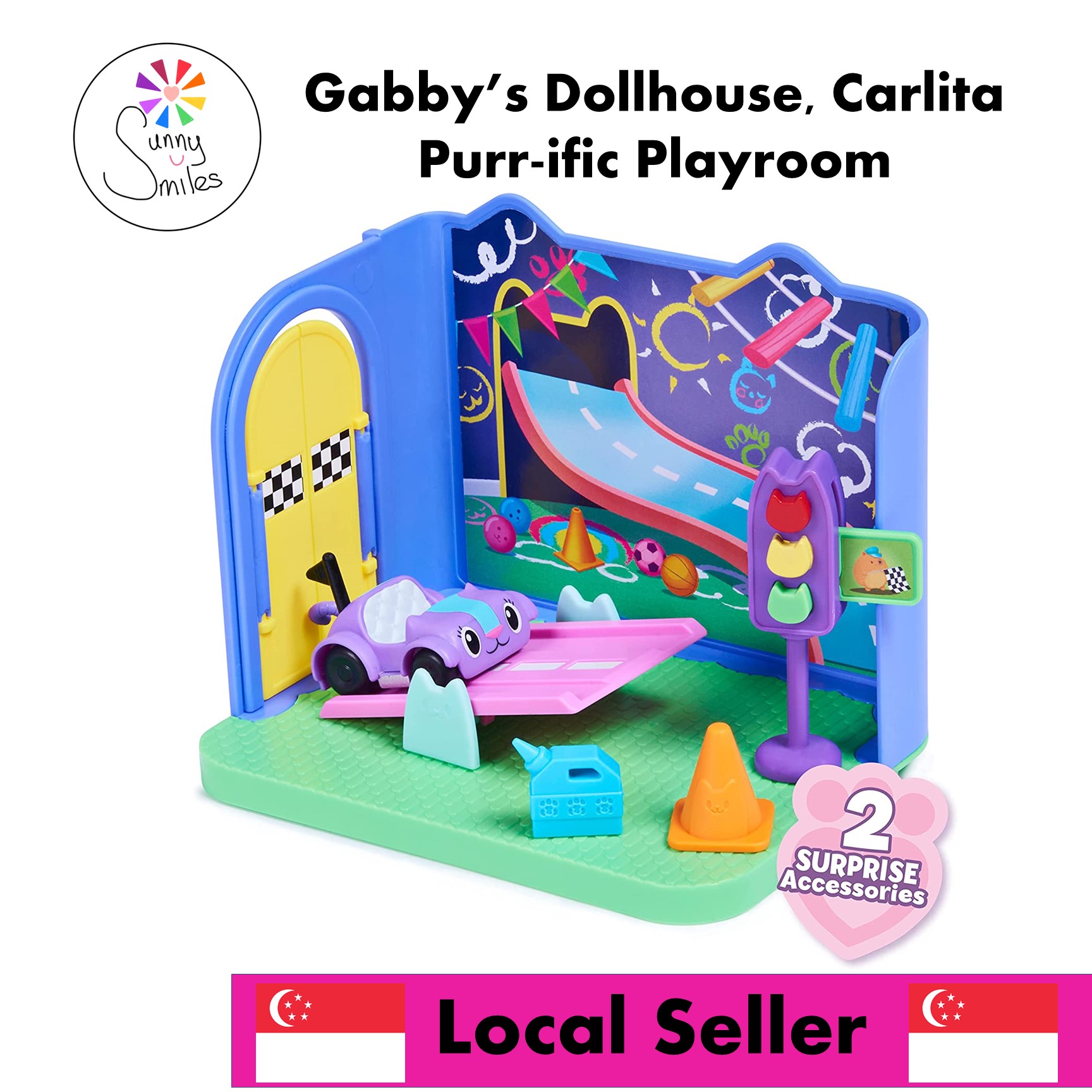 Gabby’s Dollhouse, Carlita Purrific Playroom Lazada Singapore