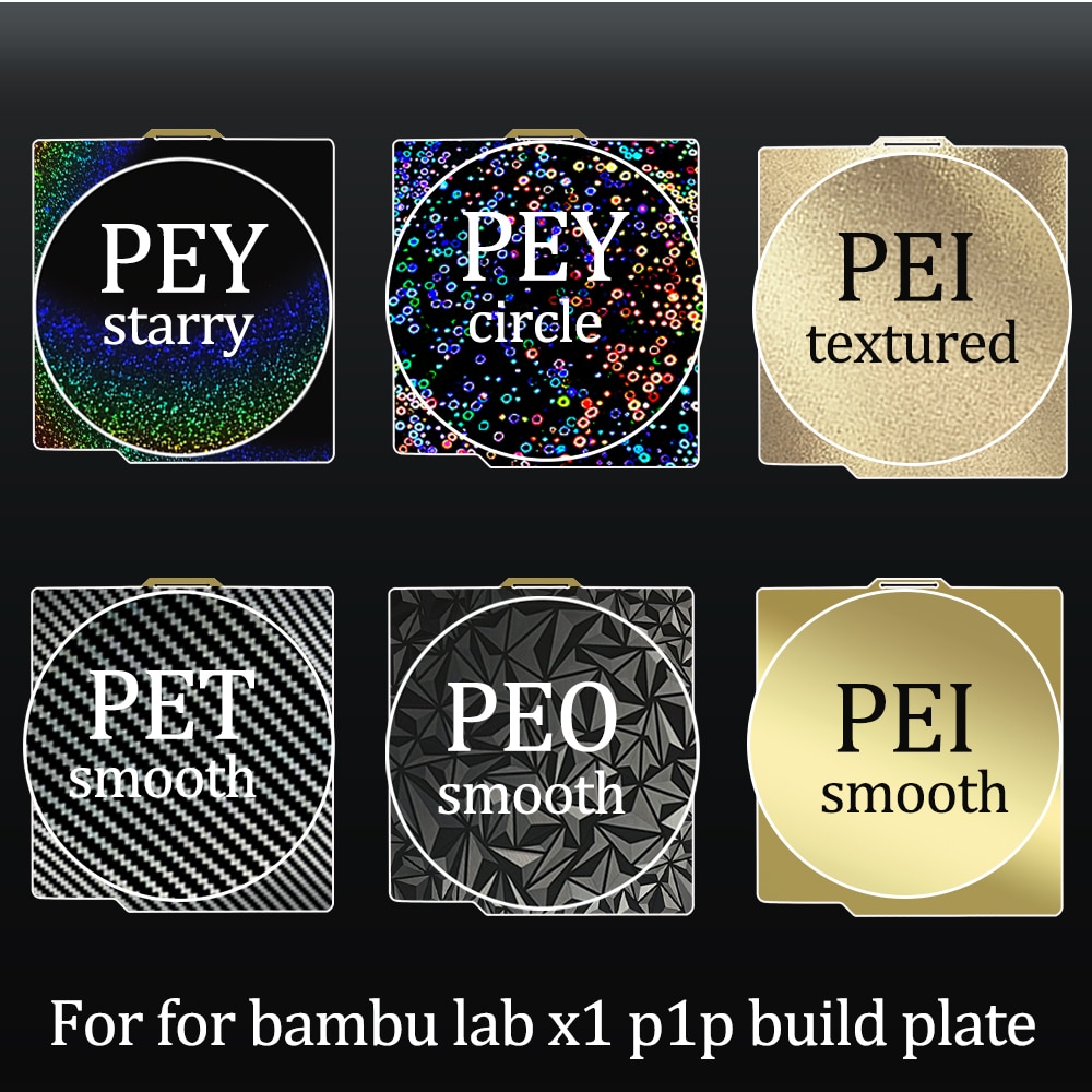 Peo P1P Lab Bamboo Peo Pei Sheet Pei Plate for Bambu Lab Smooth