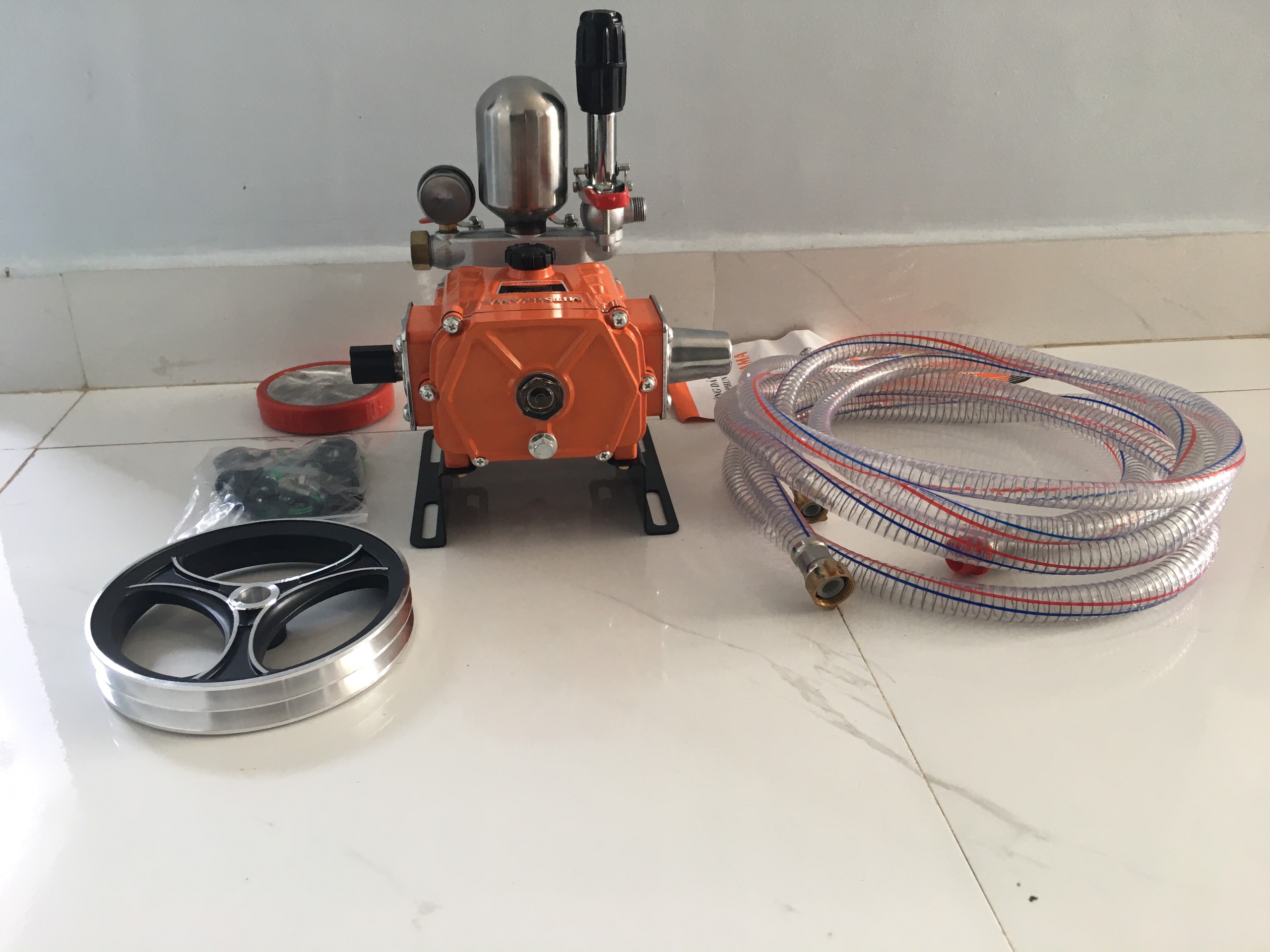 Đầu Phun Xịt Áp Lực 1HP Mitsuyama Piston Sứ