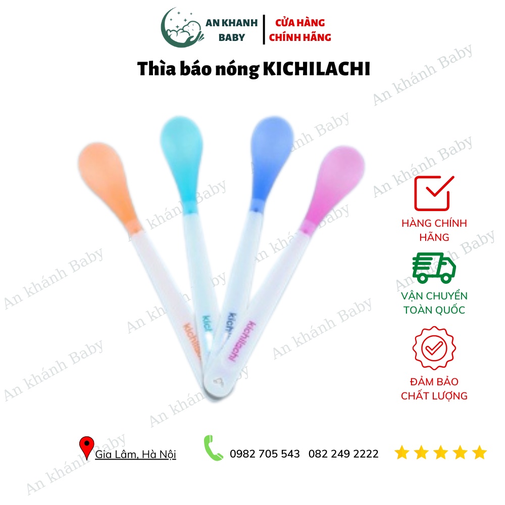 Thìa báo nóng kichilachi cho bé ăn dặm