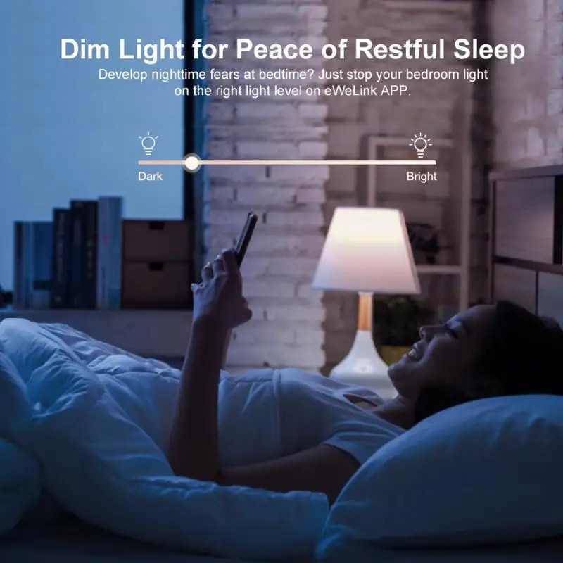 【Customizable】 Sonoff D1 Wifi Smart Dimmer Switch 433mhz Rf Diy Mini Remote Control Switch Smart Home Brightness Module Via Ewelink Alexa