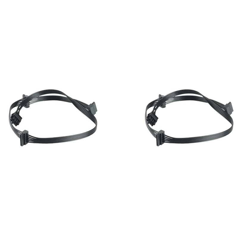 2x 8 pin 1 to 3 port sata driver power supply cable for cmx1200 cmx1000 cmx800 cmx700 cmx550