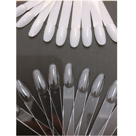 Móng que bầu tập vẽ, tập sơn, làm mẫu nail (bịch 50 que)