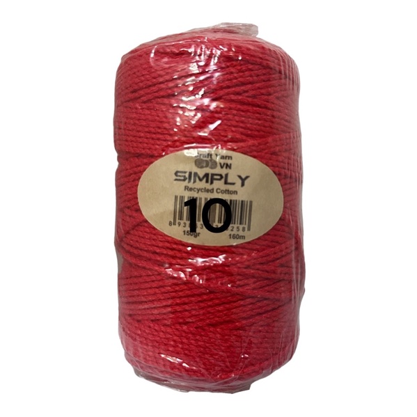 Sợi tái chế Simply Cotton chuyên móc túi, mũ…