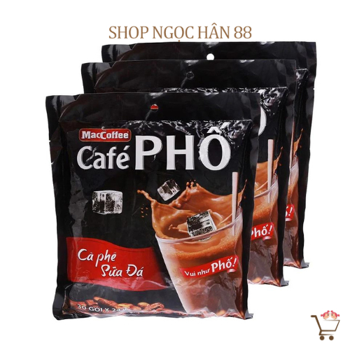 [NEW]Cà Phê Phố ( Cà Phê Sữa Đá ) Hộp 10 gói x 24gr
