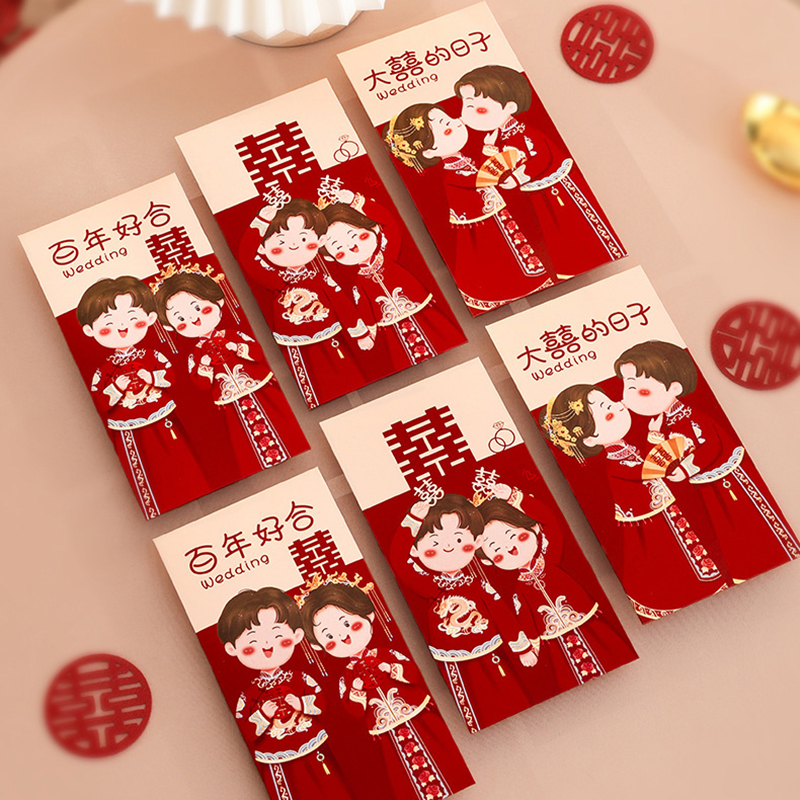 6Pcs%20Traditional%20Chinese%20Wedding%20Red%20Envelope%20Lucky%20Money%20Packets%20Blessing%20Red%20Packet%20Hongbao%20Wedding%20GiftsJunna%20-%20Image%202