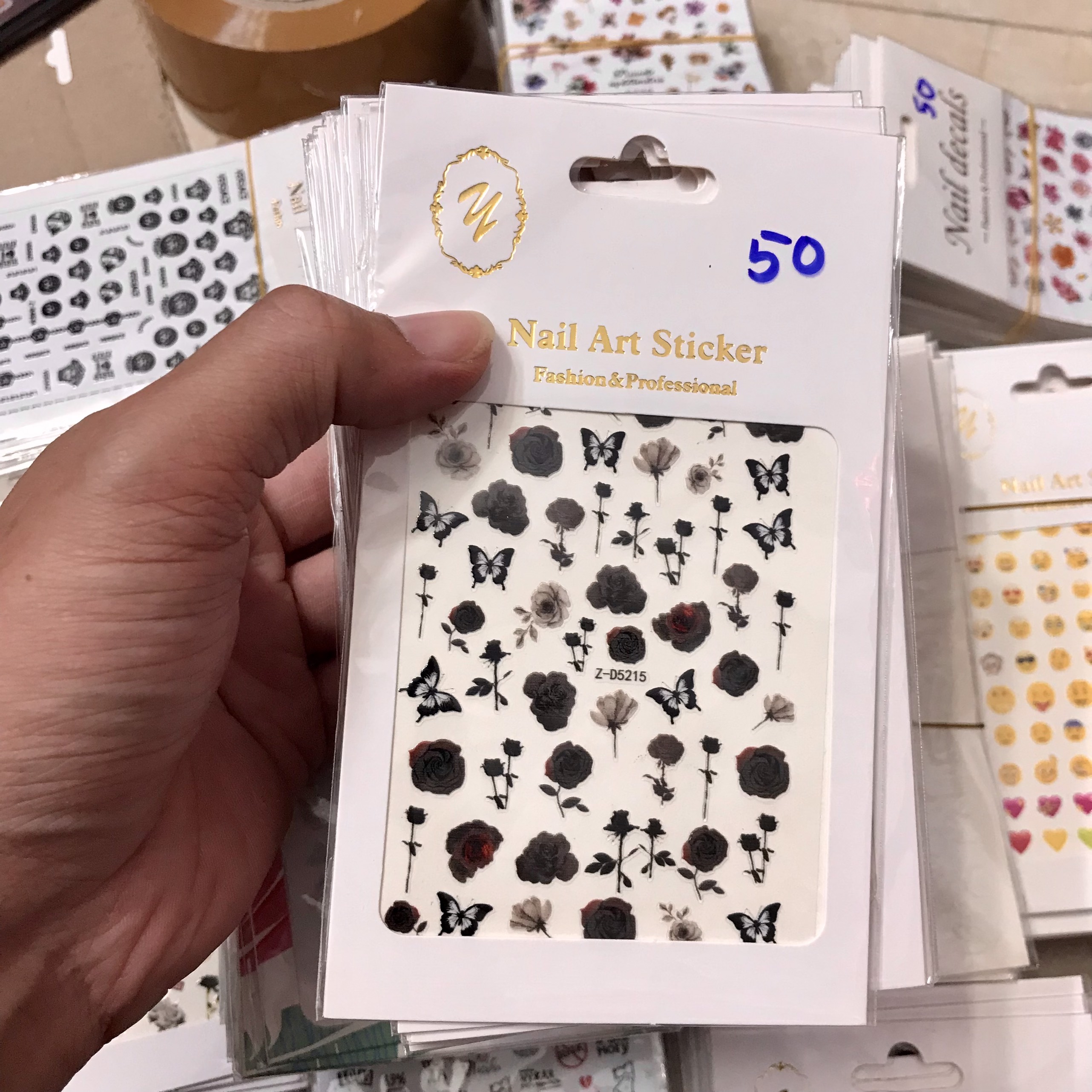 Nail sticker dán móng tay - Chân - HOT 6