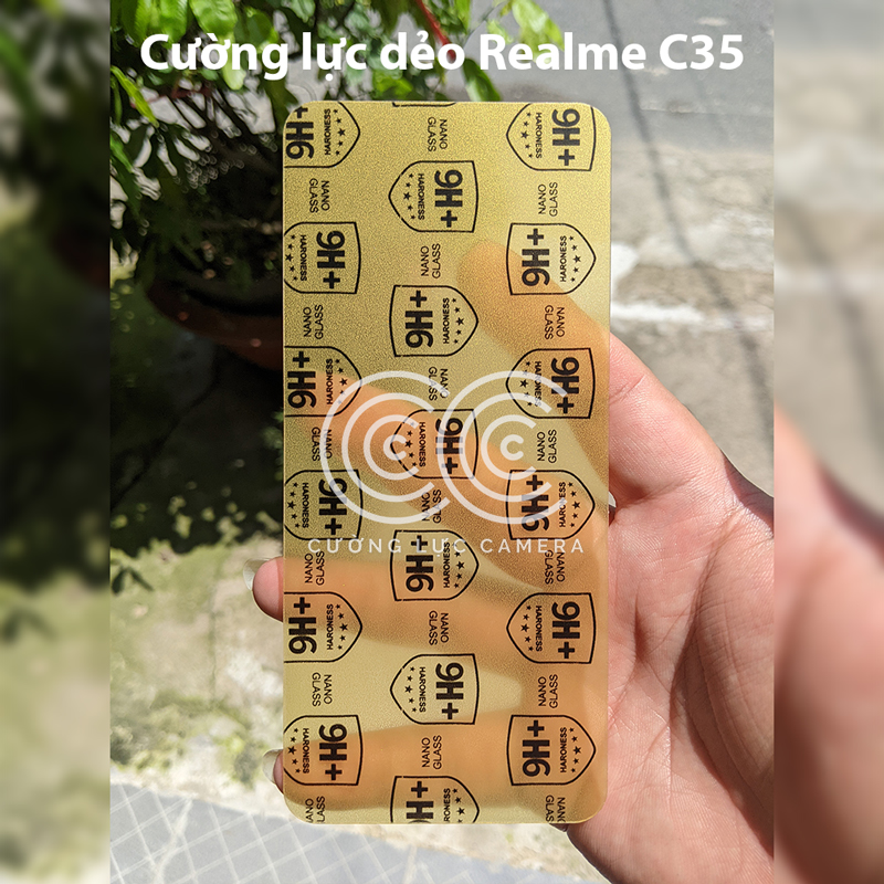 Cường lực dẻo Realme C35 tặng dán camera sau