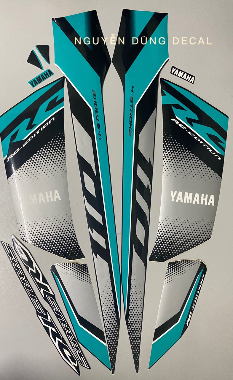 Tem Sirius RC màu xanh ngọc ( xanh lục bảo ) đời 2018