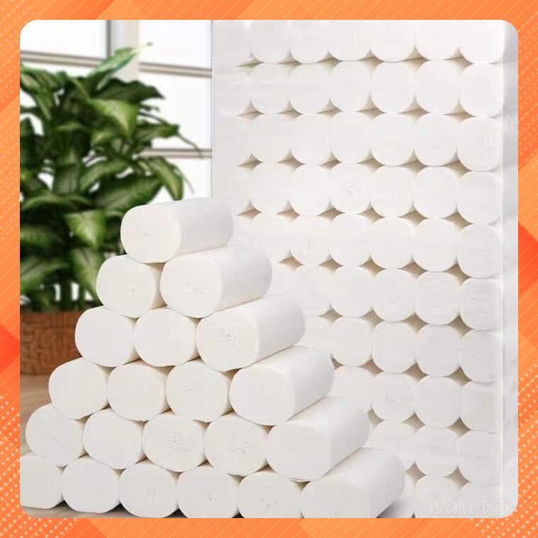 Cuộn giấy than tre 1 bịch gồm 36 cuộn