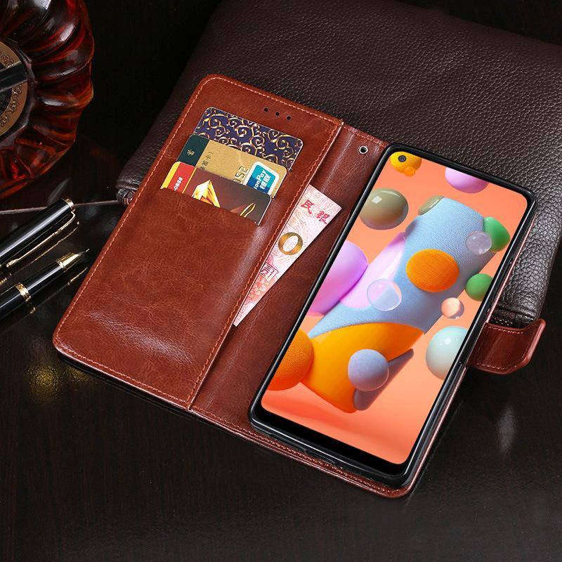 Bao da dạng ví nắp lật cho oppo a52, a92, a72