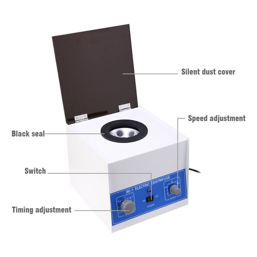 Electric Lab Benchtop Centrifuge Low-Speed 4000rpm Centrifuge Machine 6 ...