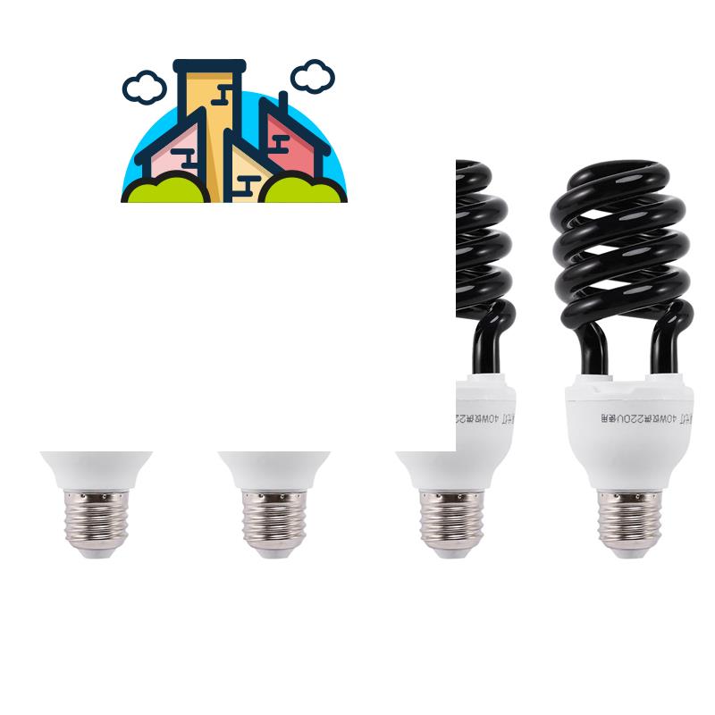 Produktbild von KIMISS E27 40W UV-Schwarzlichtbirne 365nm – CFL, Fluoreszierend, Für Party-Effekte, Sicherheitsprüfung, Fleckenerkennung & Hobby