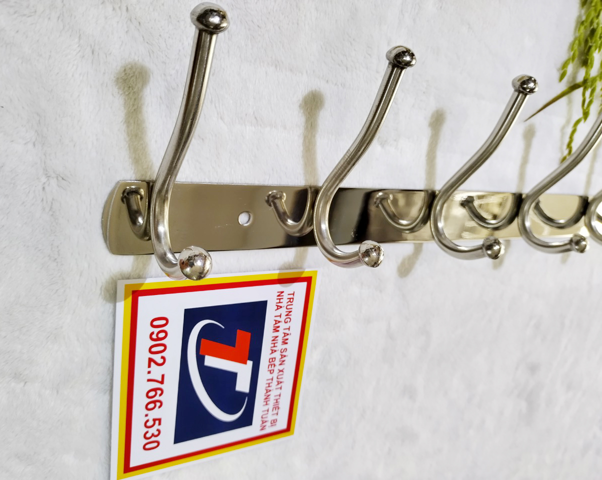 Móc Áo Đầu Chấm Bi 100% Inox TT-005