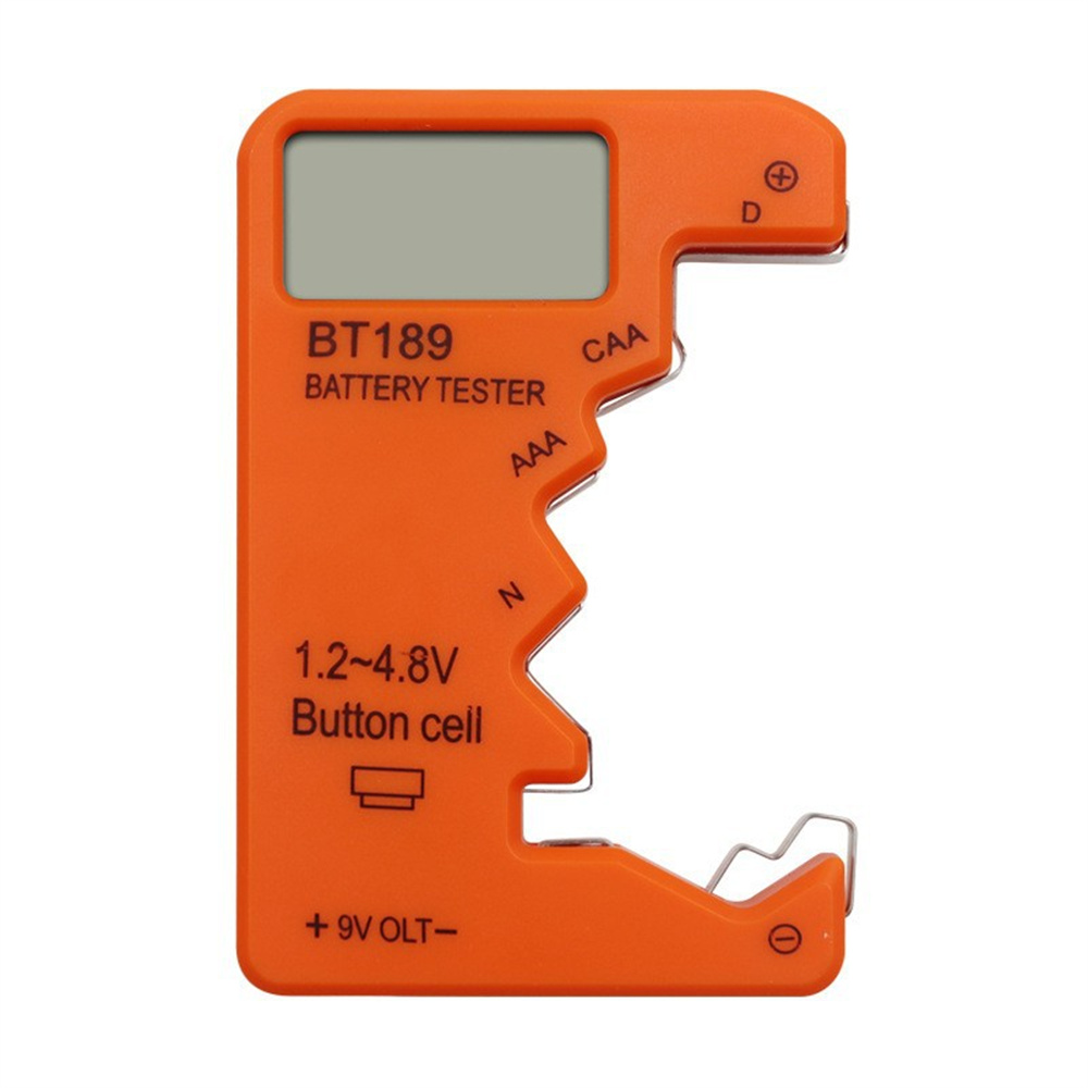 Diyiot aneng bt189 battery tester lcd display universal battery checker for aa aaa 9v 1.5v/3v button cell batteries