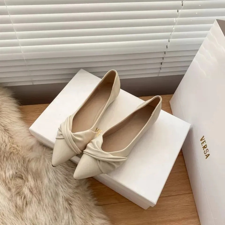 Ztaixielua giày lười ztaixielua mũi nhọn size 35-43 thời trang cho nữ