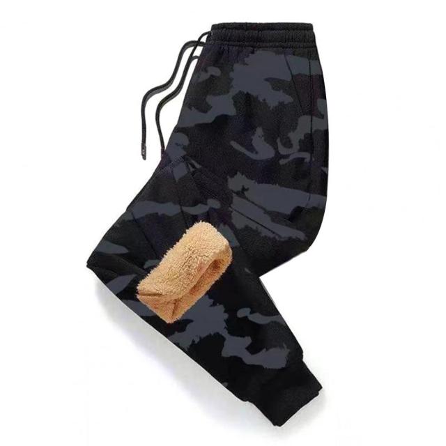 Ubg 2023 Autumn and Winter New Men's Fashion Casual Sports Trousers Men's Plus Velvet Thick Warm Large Size M-5XL High Quality Pants