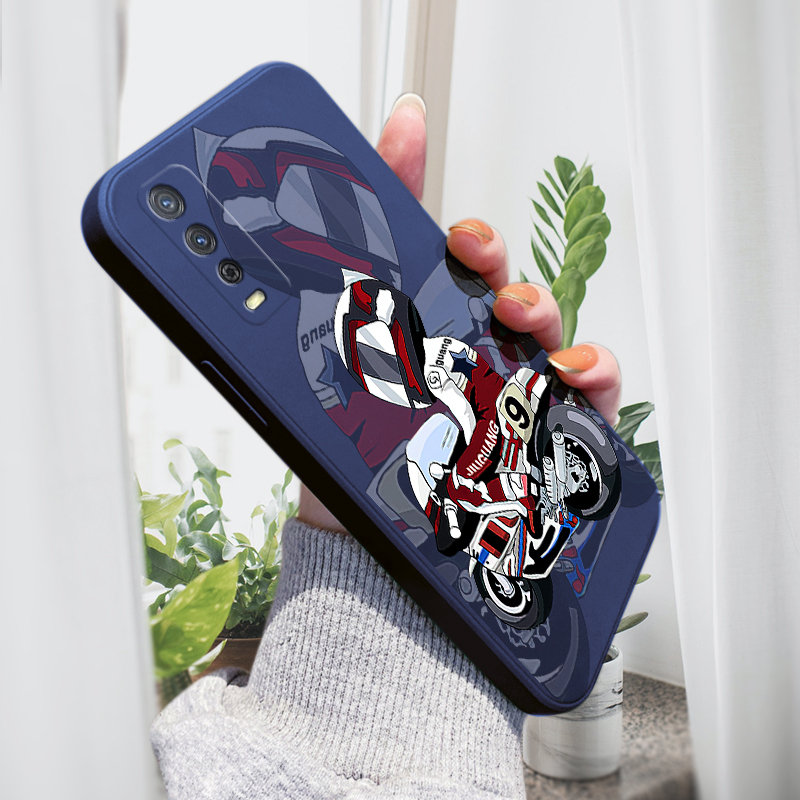 Mop casing for vivo y20 y20 2021 y20i y20s y20sg vivo y20s g locomotive phone case original square liquid silicone casing full cover camera shockproof protection case