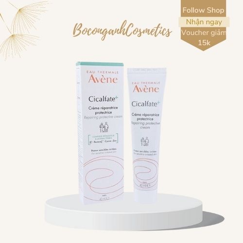 Kem dưỡng ẩm Avene Cicalfate Repair Cream Pháp tái tạo phục hồi làn da liền sẹo chống lão hóa chính hãng 40ml.