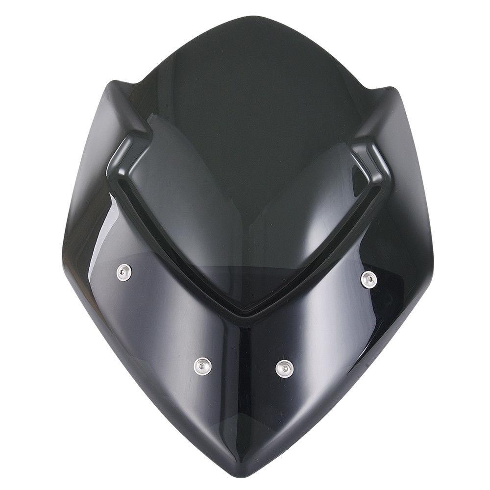 Allotmark Kính Chắn Gió Xe Máy GSXS1000 ABS Kính Chắn Gió Lá Chắn Màn Hình Đối Với Suzuki GSX-S1000 GSXS 1000 2016 2017 2018 2019 GSXS1000 Gió Làm Lệch (Khói/Khói Sáng/Xanh Dương)