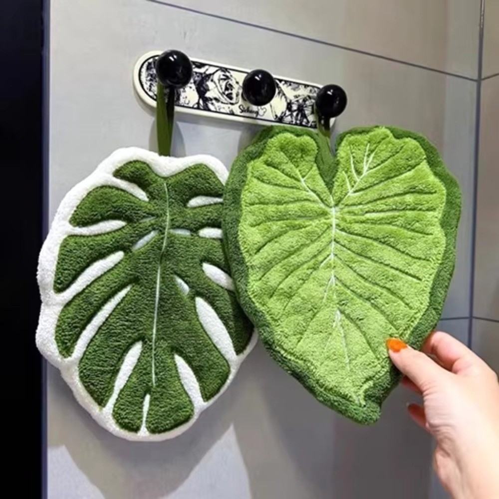 High%20Quality%20Cartoon%20Leaf%20Hand%20Towel%20Absorb%20Water%20Thickened%20Kitchen%20Handkerchief%20Coral%20Velvet%20Hanging%20Hand%20Wipe%20Kitchen%20-%20Image%205