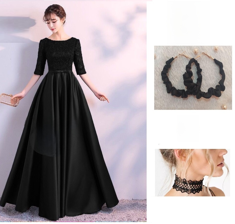New Arrival Maxi For Girls & Women - Elevate Your Style With A New Arrival Maxi - For All Occasions - Trending with Earring and Neck Ribbon Band