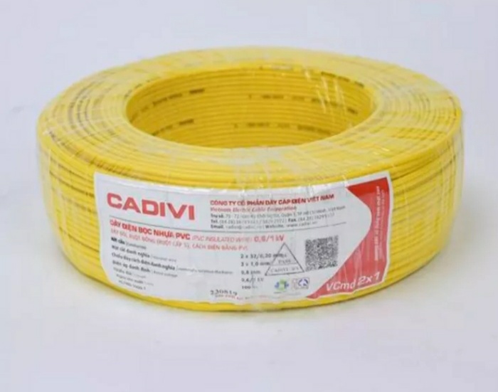 DÂY ĐIỆN ĐÔI 2X1 (32) CADIVI CUỘN 100 MÉT