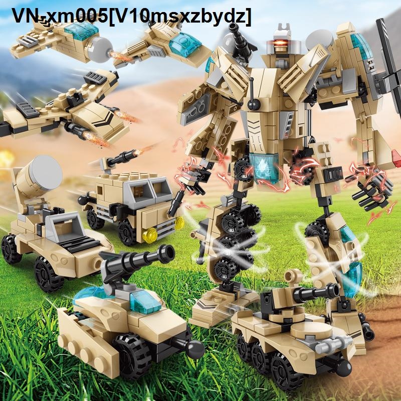 Compatible with lego new 8 1 particles deformation robot building children's educational toys