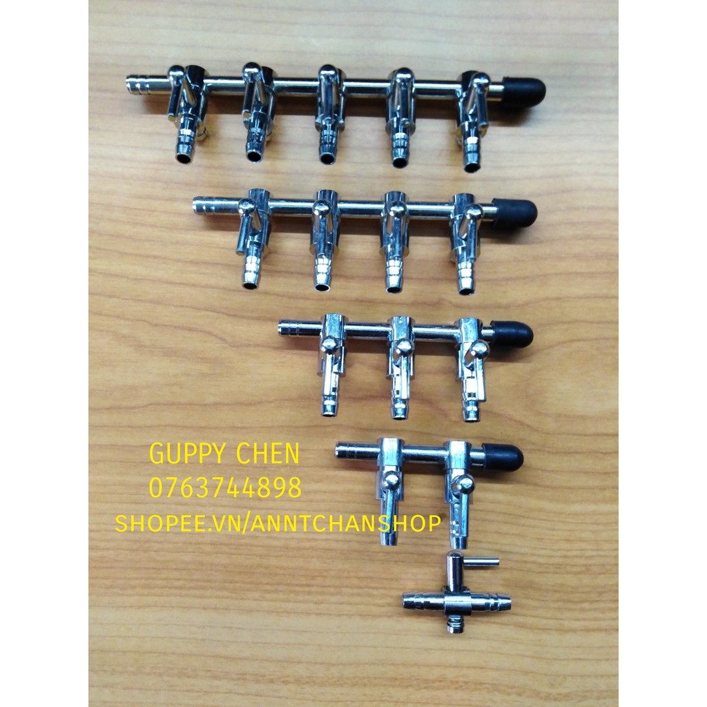 van inox chia oxy dùng cho hồ cá