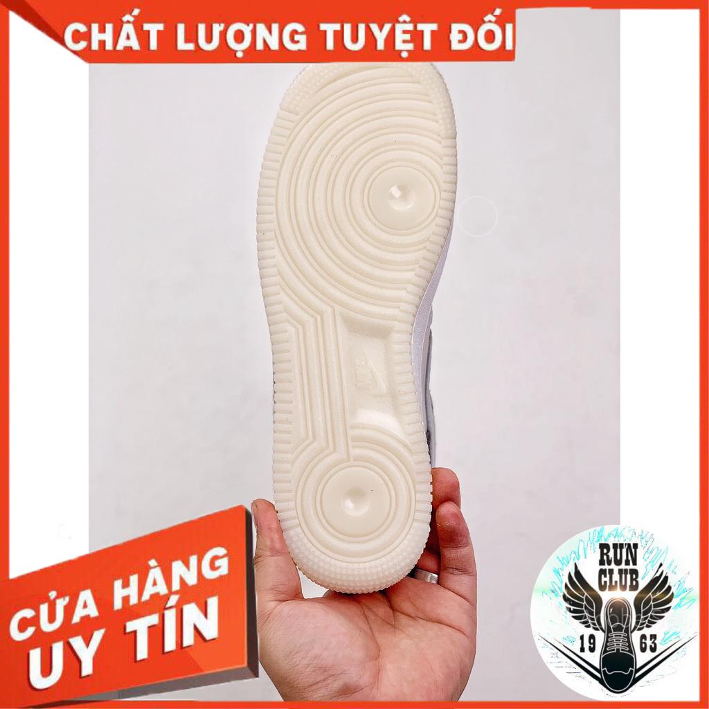 [VIDEO ẢNH THẬT+HỘP BẢO VỆ+FREESHIP] giầy thể thao Force 1 trắng gót đen thời trang nam nữ