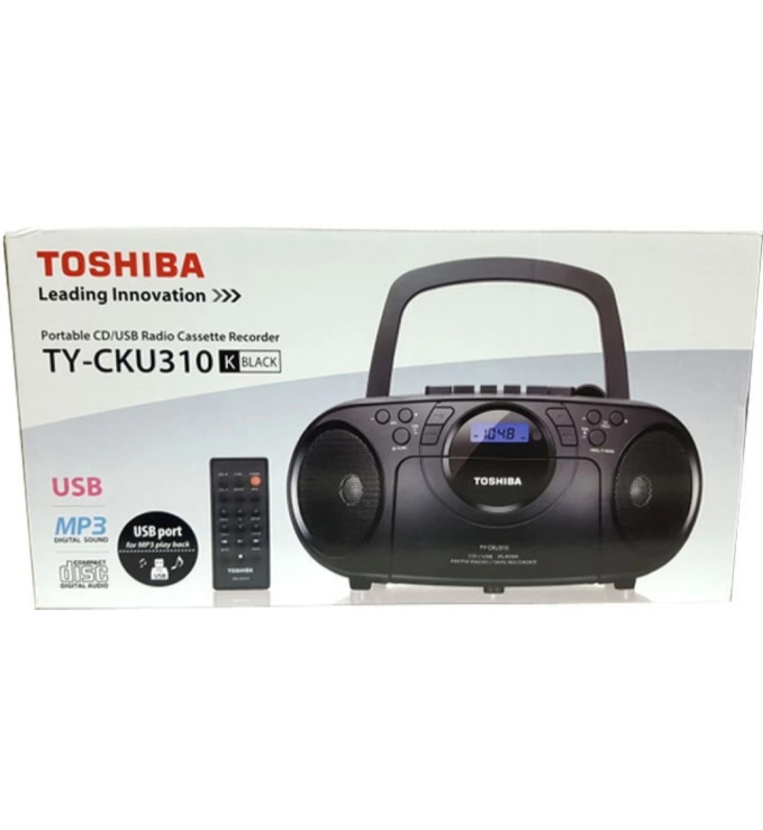 Toshiba Portable CD USB Radio Cassette 