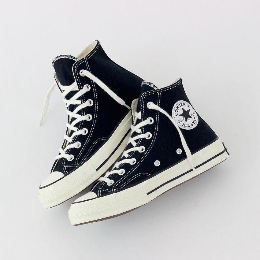 ( Tặng Túi converse + bill +tất ) Giày Converse 1970s cao cổ màu đen