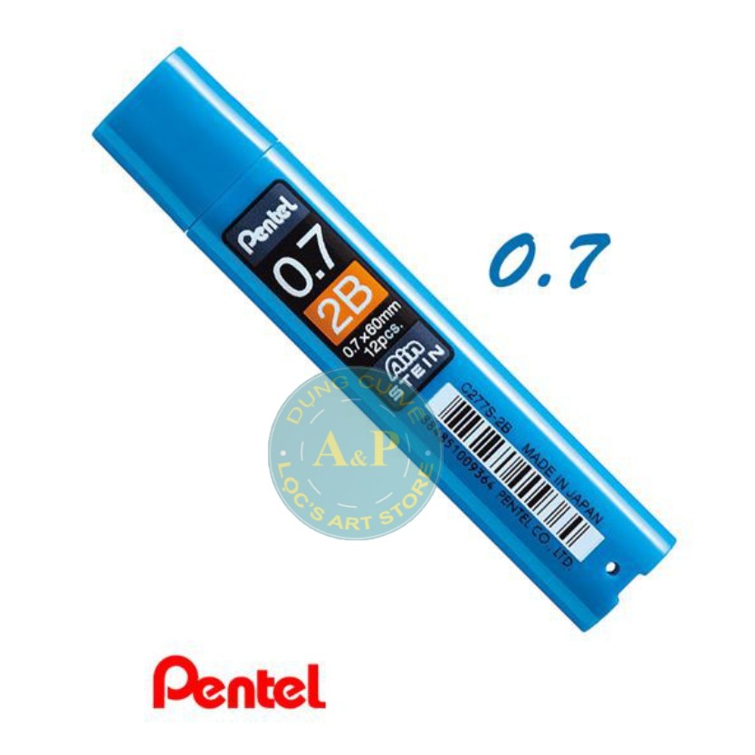 Ruột bút chì bấm Pentel 2B