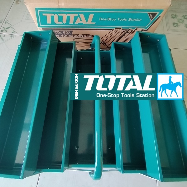 THÙNG ĐỒ NGHỀ THÉP Hộp đồ nghề 3 TẦNG 16 inch Total THT10702