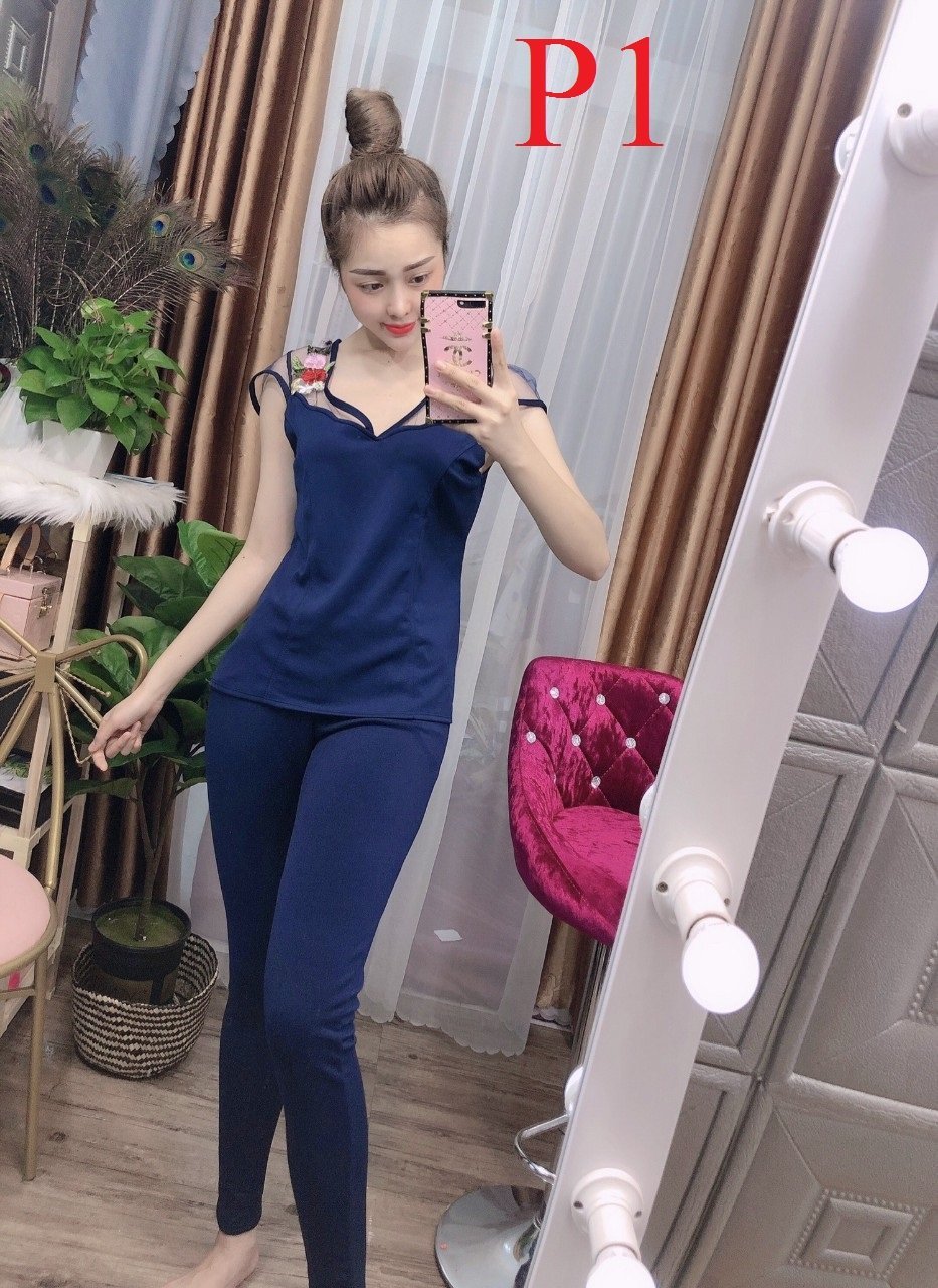 ĐỒ BỘ NỮ THUN CÁT HÀN MẶC NHÀ SIZE 40-70KG
