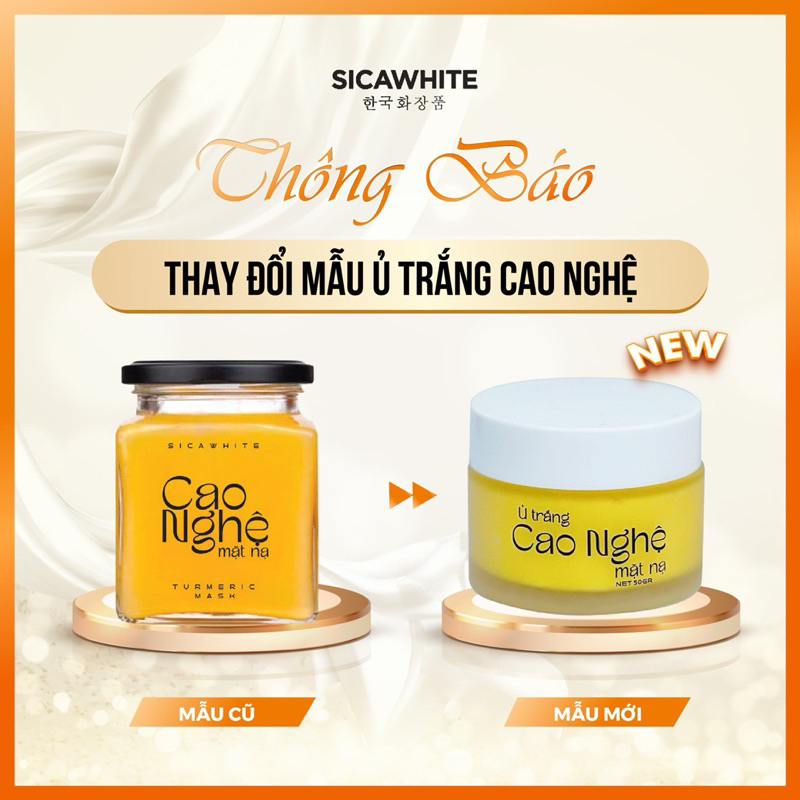[Chính Hãng] Cao Nghệ Sica White Mặt Nạ Ủ Trắng Da