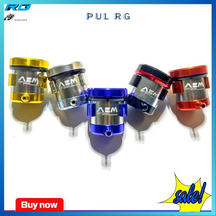 Bình dầu bằng nhôm cho xe máy aem không kèm pat