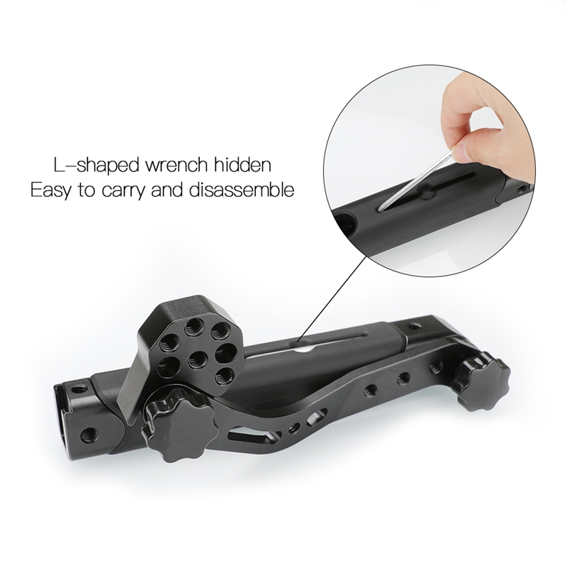 for DJI Ronin S Handheld Gimbal Holder Handle Extension Bracket Gimbal Accessory Handle Sling Grip Mounting Extension Arm