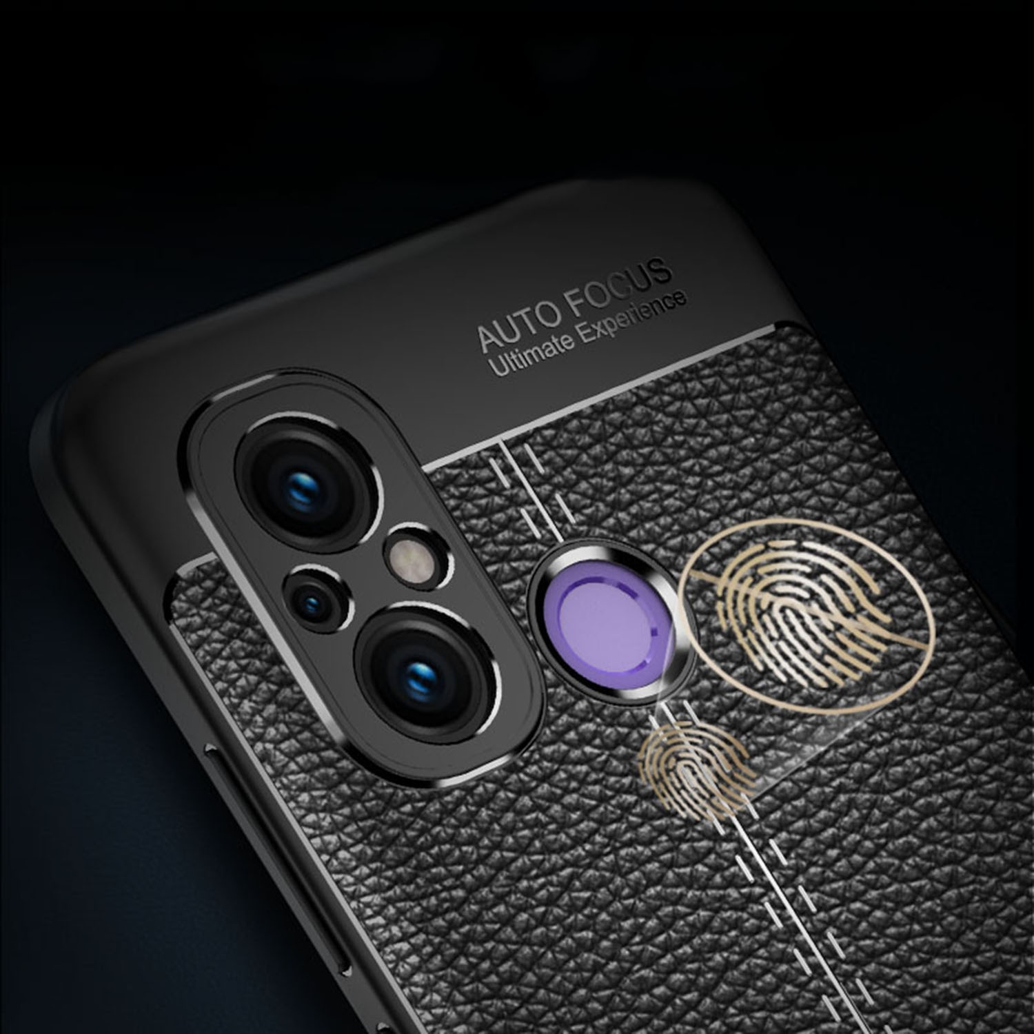 (RepairParts Mania)For Xiaomi Redmi 12C Litchi Texture Shockproof TPU Phone Case(Black)